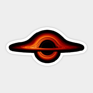 retro blackhole Sticker